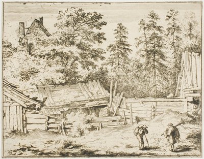 Farm Sheds by Allaert van Everdingen