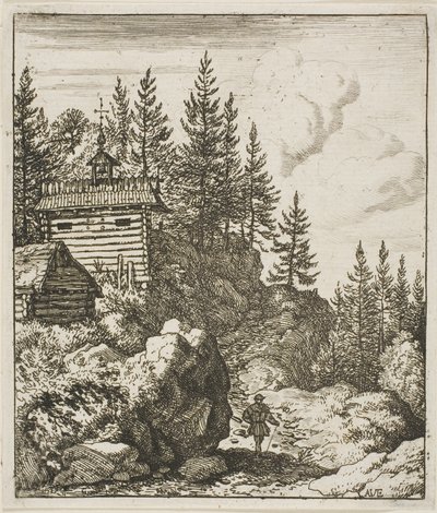 The Chapel by Allaert van Everdingen