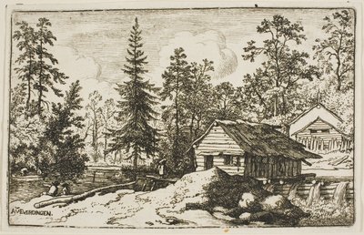 Woman Watching a Skiff by Allaert van Everdingen