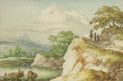 Hikers in the Highlands, c.1655 by Allart van Everdingen