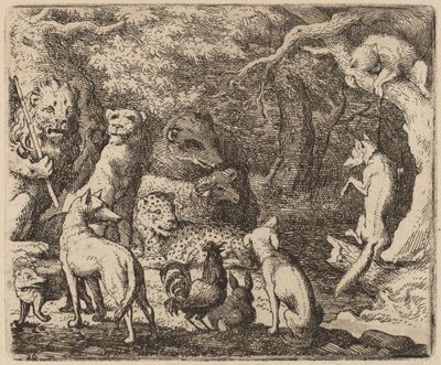 Reynard Asks Permission to Speak by Allart van Everdingen