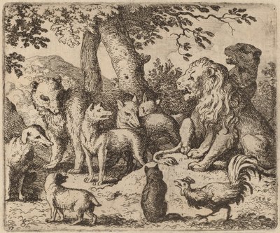 Reynard Attempts to Clear Himself by Allart van Everdingen