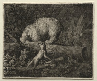 Reynard the Fox: Trapping the Bear by Allart van Everdingen