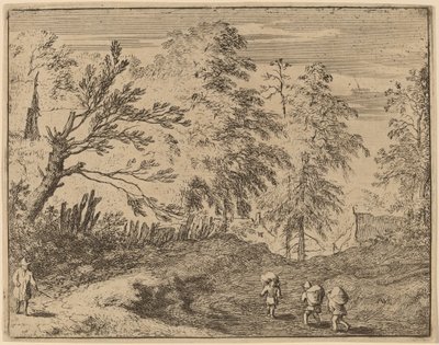 Three Porters, probably c. 1645-1656 by Allart van Everdingen