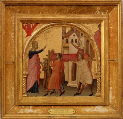 The Resurrection of Drusiana, ca. 1370 by Allegretto Nuzi
