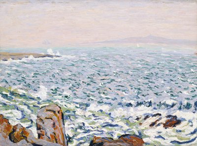 Surf Breaking, Cranberry Island by Allen Tucker