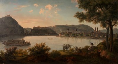 Oven with Blocksberg by Alois von Saar