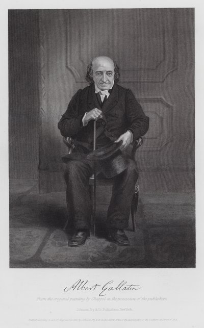 Albert Gallatin by Alonzo (after) Chappel