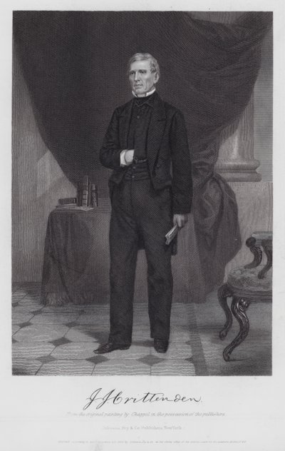 John J Crittenden by Alonzo (after) Chappel