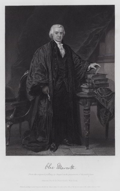 Oliver Ellsworth by Alonzo (after) Chappel