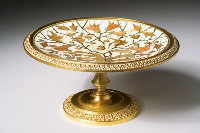 Cup on pedestal by Alphonse Gustave Giroux