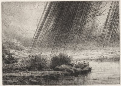A Storm by Alphonse Legros