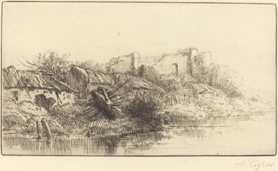 Abandoned Village by Alphonse Legros