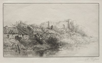 Abandoned Village by Alphonse Legros
