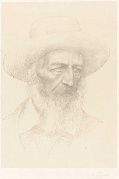 Alfred, Lord Tennyson by Alphonse Legros