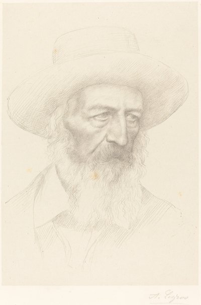 Alfred, Lord Tennyson by Alphonse Legros