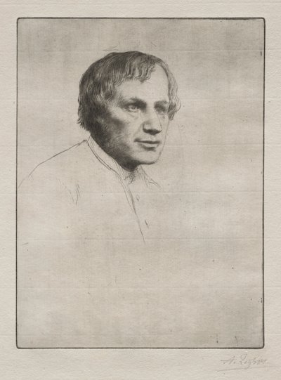 Alfred Stevens by Alphonse Legros