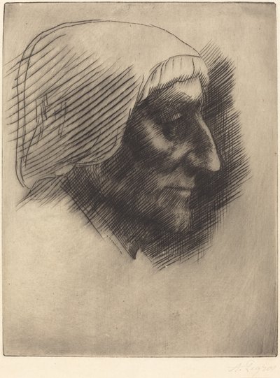 Antique Dealer B... by Alphonse Legros