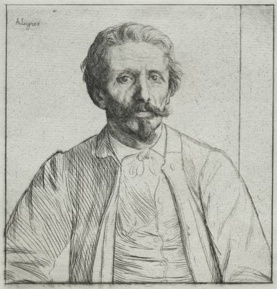 Auguste Delâtre, c. 1877 by Alphonse Legros