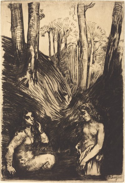 Bathers by Alphonse Legros