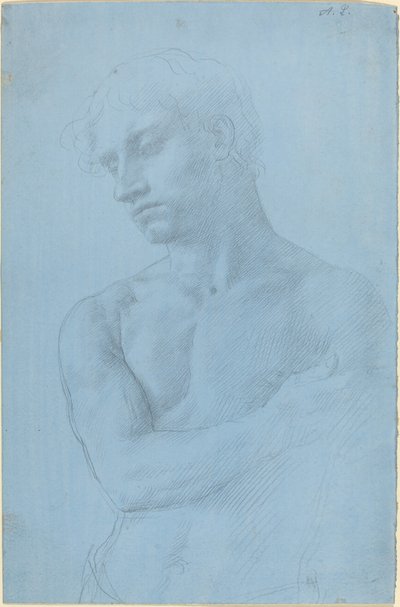 Bust of Nude Man by Alphonse Legros