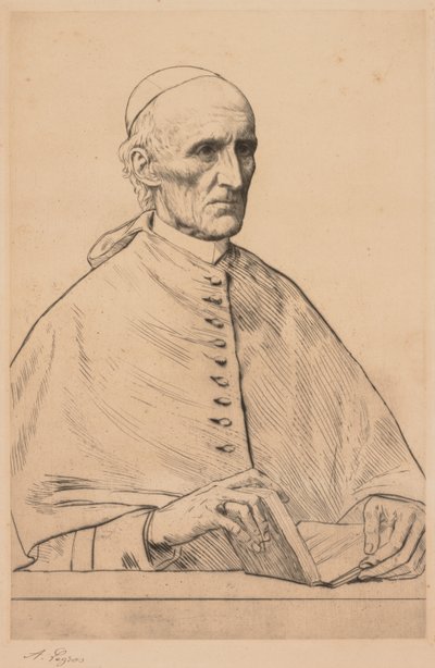 Cardinal Manning by Alphonse Legros