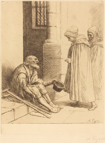 Charity by Alphonse Legros