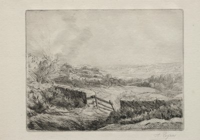 Entrance to the Field by Alphonse Legros