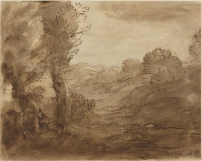 Footpath in Burgundy by Alphonse Legros