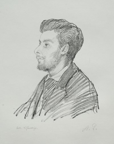Frédéric Régamey by Alphonse Legros