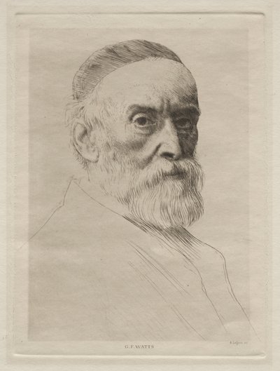G. F. Watts by Alphonse Legros