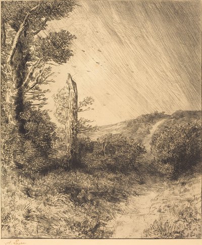 Gust of Wind by Alphonse Legros