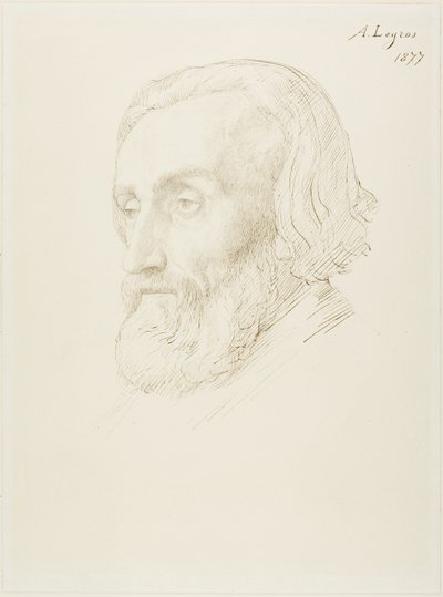 Head of a Man by Alphonse Legros