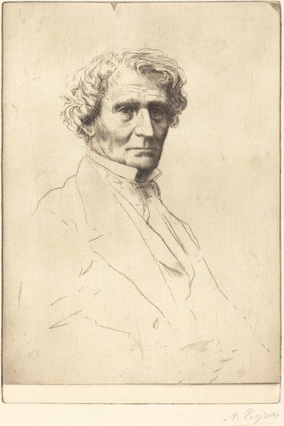 Hector Berlioz by Alphonse Legros