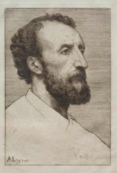 Jules Dalou by Alphonse Legros