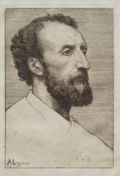 Jules Dalou by Alphonse Legros
