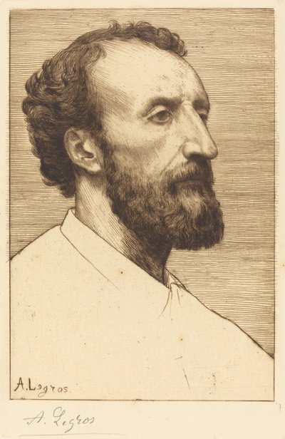 Jules Dalou, 2nd plate by Alphonse Legros