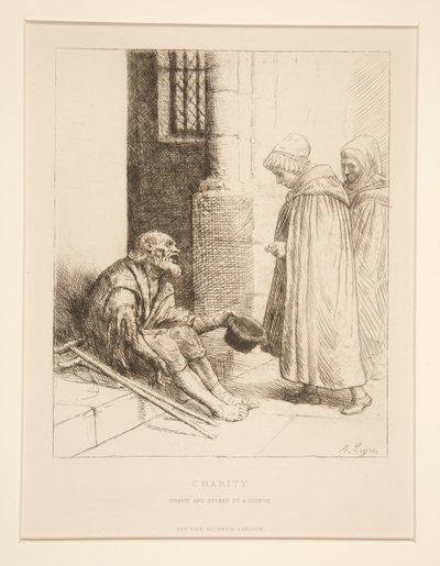 Charity by Alphonse Legros