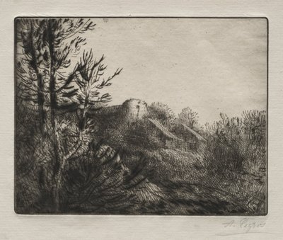 The Farm of Valoux by Alphonse Legros