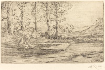 Landscape by Alphonse Legros