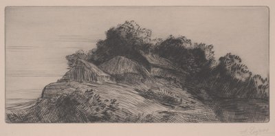 Landscape by Alphonse Legros