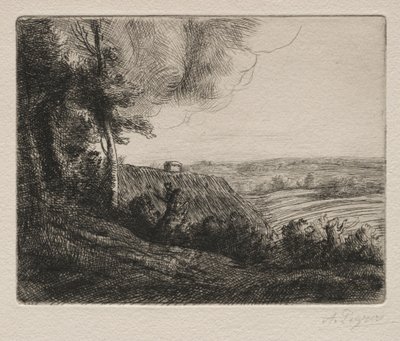 Landscape by Alphonse Legros