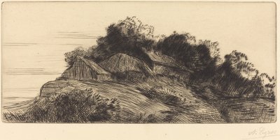 Landscape by Alphonse Legros