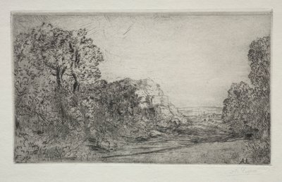 Landscape: Sunrise by Alphonse Legros