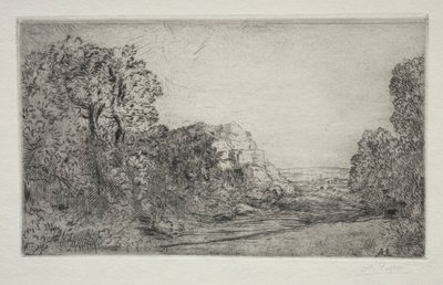 Landscape: Sunrise by Alphonse Legros