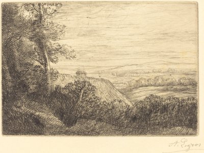 Last Rays by Alphonse Legros