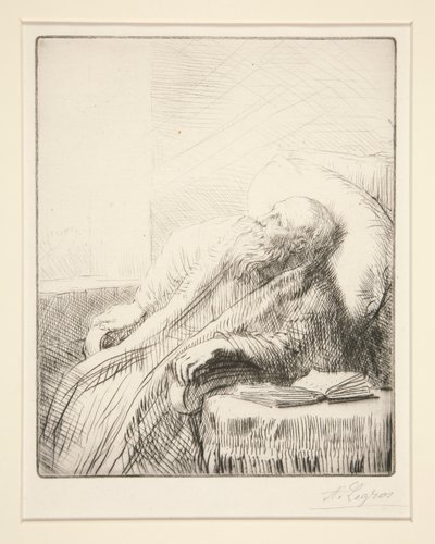 The Convalescent by Alphonse Legros