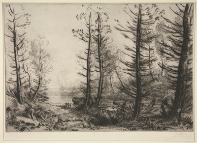 The Grand Canal by Alphonse Legros