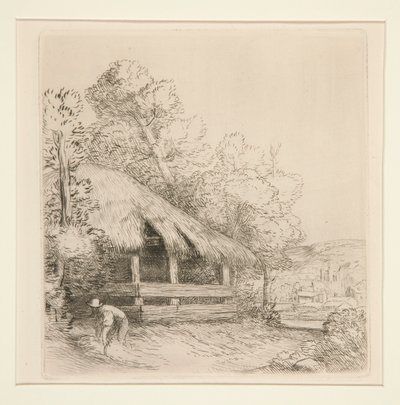 The Little Shed by Alphonse Legros