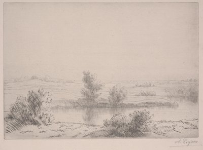 The Marshes by Alphonse Legros